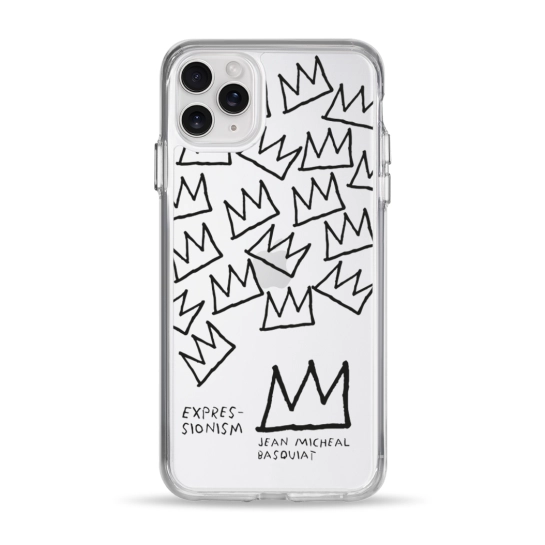 Чехол Pump Clear Case for iPhone 11 Pro Max Basquiat 2