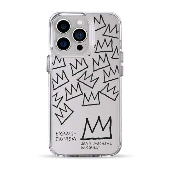 Чехол Pump Clear Case for iPhone 13 Pro Basquiat 2
