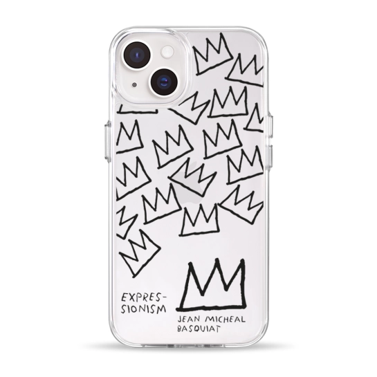 Чехол Pump Clear Case for iPhone 14 Basquiat 2