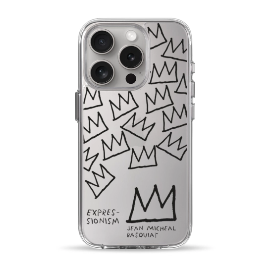 Чохол Pump Clear Case for iPhone 15 Pro Basquiat 2