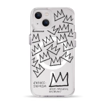 Чехол Pump Clear Case with MagSafe for iPhone 13 Basquiat 2
