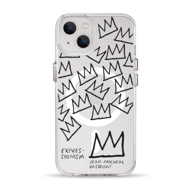 Чехол Pump Clear Case with MagSafe for iPhone 13 Basquiat 2 - цена, характеристики, отзывы, рассрочка, фото 1