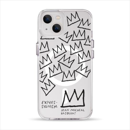 Чехол Pump Clear Case with MagSafe for iPhone 13 Basquiat 2 - цена, характеристики, отзывы, рассрочка, фото 1