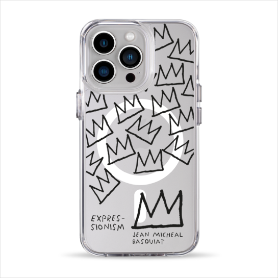 Чохол Pump Clear Case with MagSafe for iPhone 13 Pro Basquiat 2 - ціна, характеристики, відгуки, розстрочка, фото 1