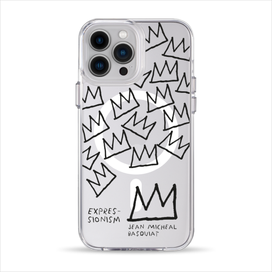 Чехол Pump Clear Case with MagSafe for iPhone 13 Pro Max Basquiat 2 - цена, характеристики, отзывы, рассрочка, фото 1