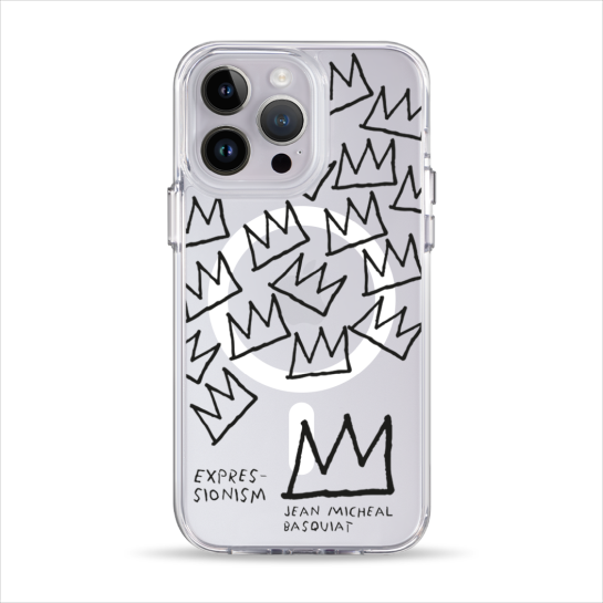 Чохол Pump Clear Case with MagSafe for iPhone 14 Pro Max Basquiat 2 - ціна, характеристики, відгуки, розстрочка, фото 1