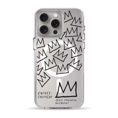 Чохол Pump Clear Case with MagSafe for iPhone 15 Pro Max Basquiat 2 - цена, характеристики, отзывы, рассрочка, фото 1