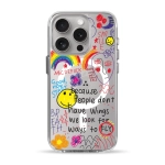 Чехол Pump Clear Case with MagSafe for iPhone 15 Pro Because people