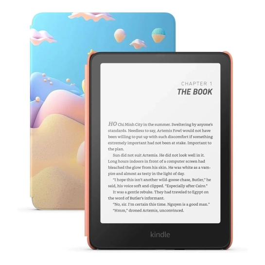 Электронная книга Amazon Kindle Paperwhite Kids 12th Gen. 16GB Black with Starfish Cover 2024