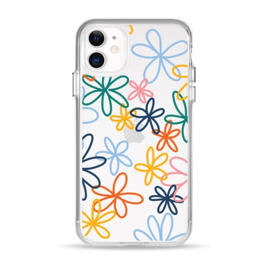 Чохол Pump Clear Case for iPhone 11 Blommor