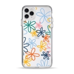 Чехол Pump Clear Case for iPhone 11 Pro Max Blommor