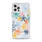 Чехол Pump Clear Case for iPhone 12/12 Pro Blommor