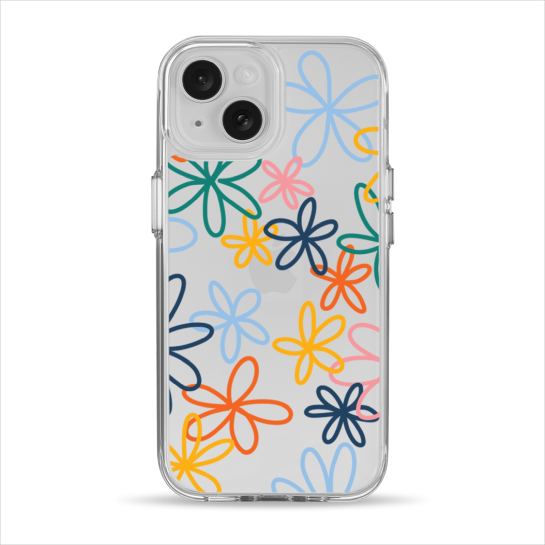 Чохол Pump Clear Case for iPhone 15 Blommor - ціна, характеристики, відгуки, розстрочка, фото 1