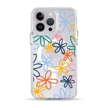 Чохол Pump Clear Case with MagSafe for iPhone 14 Pro Blommor - цена, характеристики, отзывы, рассрочка, фото 1