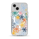 Чохол Pump Clear Case with MagSafe for iPhone 15 Blommor