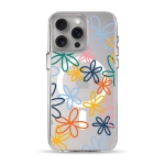 Чехол Pump Clear Case with MagSafe for iPhone 15 Pro Max Blommor