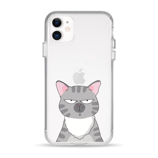 Чохол Pump Clear Case for iPhone 11 Cat think 2