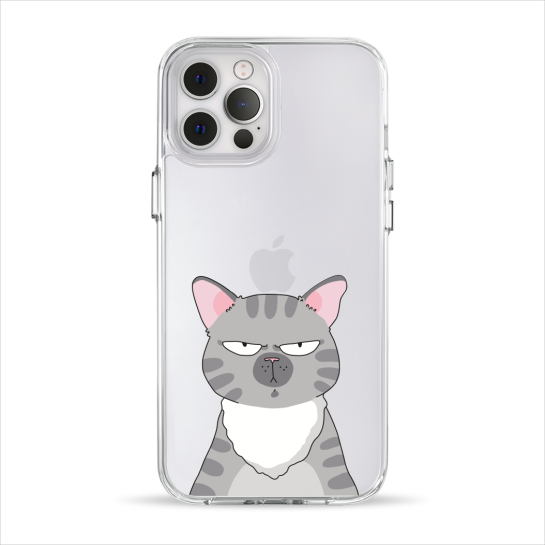 Чехол Pump Clear Case for iPhone 12 Pro Max Cat think 2 - цена, характеристики, отзывы, рассрочка, фото 1