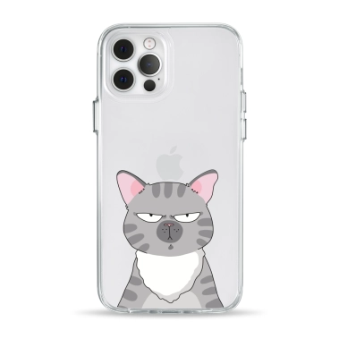 Чехол Pump Clear Case for iPhone 12/12 Pro Cat think 2 - цена, характеристики, отзывы, рассрочка, фото 1
