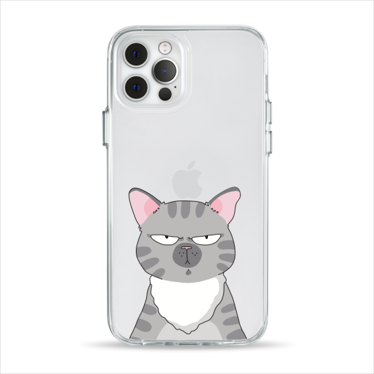 Чохол Pump Clear Case for iPhone 12/12 Pro Cat think 2 - ціна, характеристики, відгуки, розстрочка, фото 1