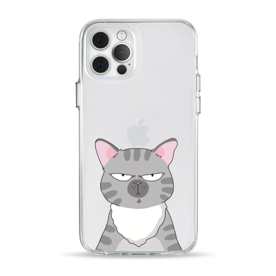 Чохол Pump Clear Case for iPhone 12/12 Pro Cat think 2
