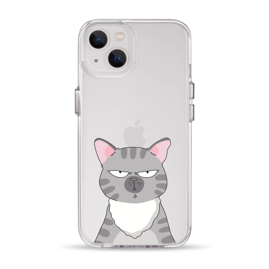 Чохол Pump Clear Case for iPhone 13 Cat think 2