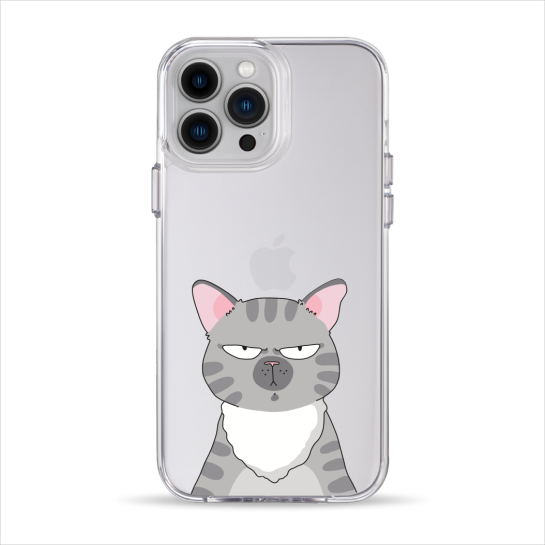 Чехол Pump Clear Case for iPhone 13 Pro Max Cat think 2 - цена, характеристики, отзывы, рассрочка, фото 1