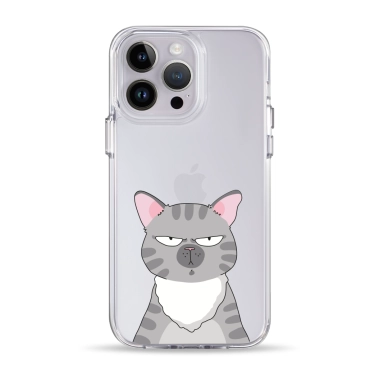 Чохол Pump Clear Case for iPhone 14 Pro Max Cat think 2 - цена, характеристики, отзывы, рассрочка, фото 1