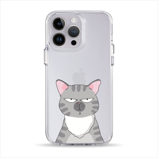 Чехол Pump Clear Case for iPhone 14 Pro Max Cat think 2 - цена, характеристики, отзывы, рассрочка, фото 1