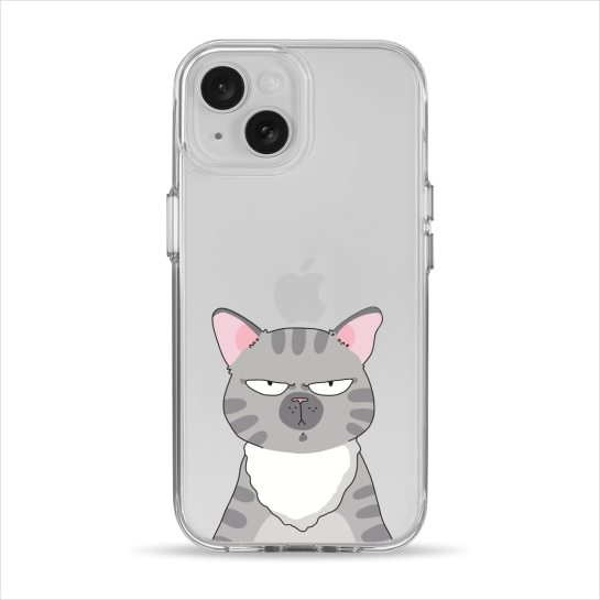 Чохол Pump Clear Case for iPhone 15 Cat think 2 - ціна, характеристики, відгуки, розстрочка, фото 1