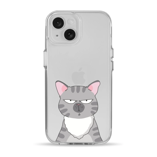 Чохол Pump Clear Case for iPhone 15 Cat think 2