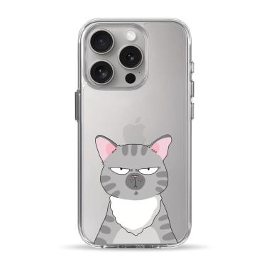 Чехол Pump Clear Case for iPhone 15 Pro Cat think 2 - цена, характеристики, отзывы, рассрочка, фото 1