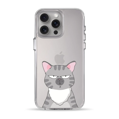 Чохол Pump Clear Case for iPhone 15 Pro Max Cat think 2 - цена, характеристики, отзывы, рассрочка, фото 1