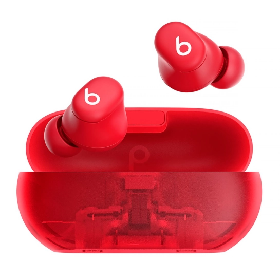 Бездротові навушники Beats Solo Buds True Wireless Bluetooth Earbuds Transparent Red