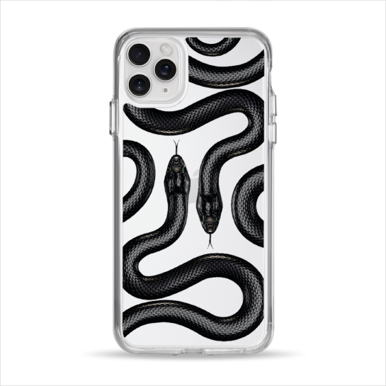 Чехол Pump Clear Case for iPhone 11 Pro Max Black Snake - цена, характеристики, отзывы, рассрочка, фото 1