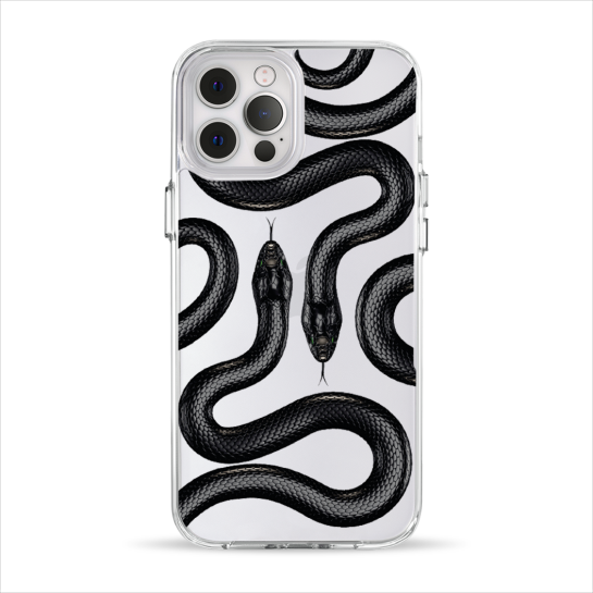 Чехол Pump Clear Case for iPhone 12 Pro Max Black Snake - цена, характеристики, отзывы, рассрочка, фото 1