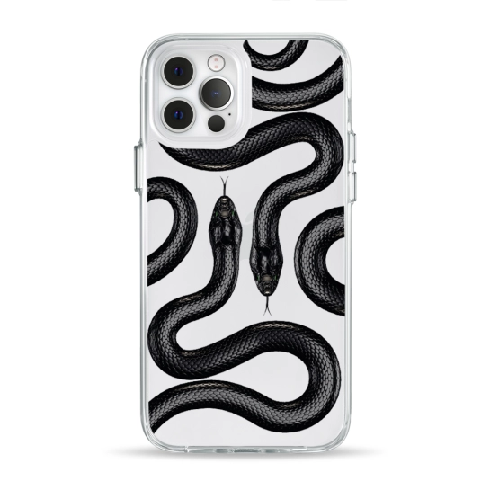 Чохол Pump Clear Case for iPhone 12/12 Pro Black Snake