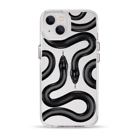 Чохол Pump Clear Case for iPhone 13 Black Snake