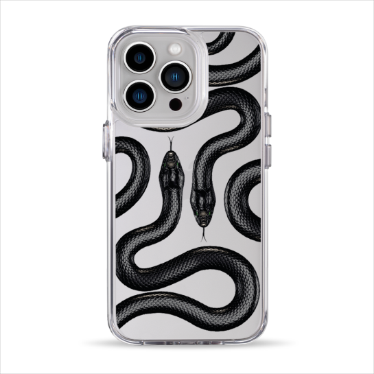 Чохол Pump Clear Case for iPhone 13 Pro Black Snake - ціна, характеристики, відгуки, розстрочка, фото 1