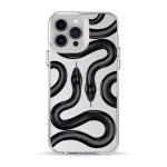 Чехол Pump Clear Case for iPhone 13 Pro Max Black Snake