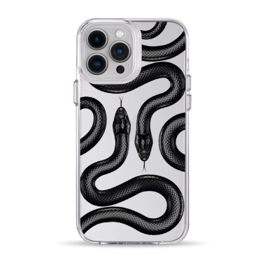 Чохол Pump Clear Case for iPhone 13 Pro Max Black Snake - цена, характеристики, отзывы, рассрочка, фото 1