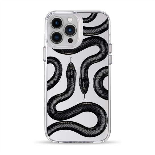 Чехол Pump Clear Case for iPhone 13 Pro Max Black Snake - цена, характеристики, отзывы, рассрочка, фото 1