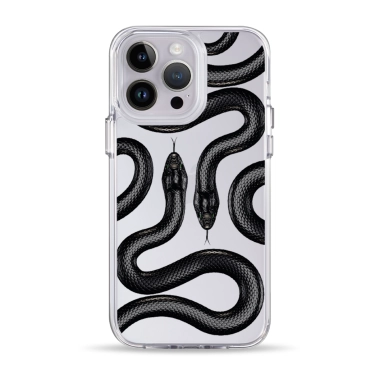 Чохол Pump Clear Case for iPhone 14 Pro Max Black Snake - цена, характеристики, отзывы, рассрочка, фото 1