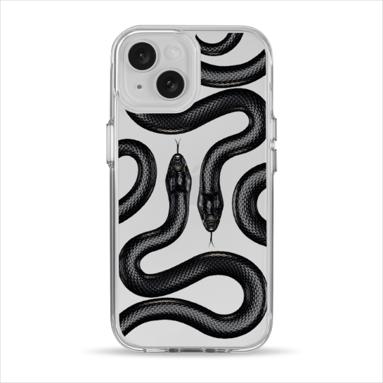 Чохол Pump Clear Case for iPhone 15 Black Snake - ціна, характеристики, відгуки, розстрочка, фото 1
