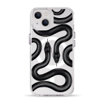 Чохол Pump Clear Case with MagSafe for iPhone 13 Black Snake