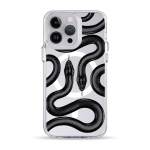 Чохол Pump Clear Case with MagSafe for iPhone 14 Pro Max Black Snake