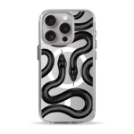 Чохол Pump Clear Case with MagSafe for iPhone 15 Pro Black Snake