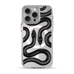 Чохол Pump Clear Case with MagSafe for iPhone 15 Pro Max Black Snake