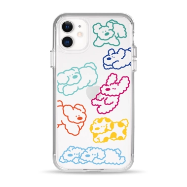 Чехол Pump Clear Case for iPhone 11 Cloudy dogs - цена, характеристики, отзывы, рассрочка, фото 1