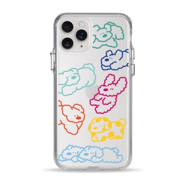 Чехол Pump Clear Case for iPhone 11 Pro Cloudy dogs - цена, характеристики, отзывы, рассрочка, фото 1